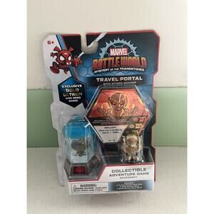 Gold Ultron Marvel Battleworld Travel Portal + Attack Spinner - Brand New!